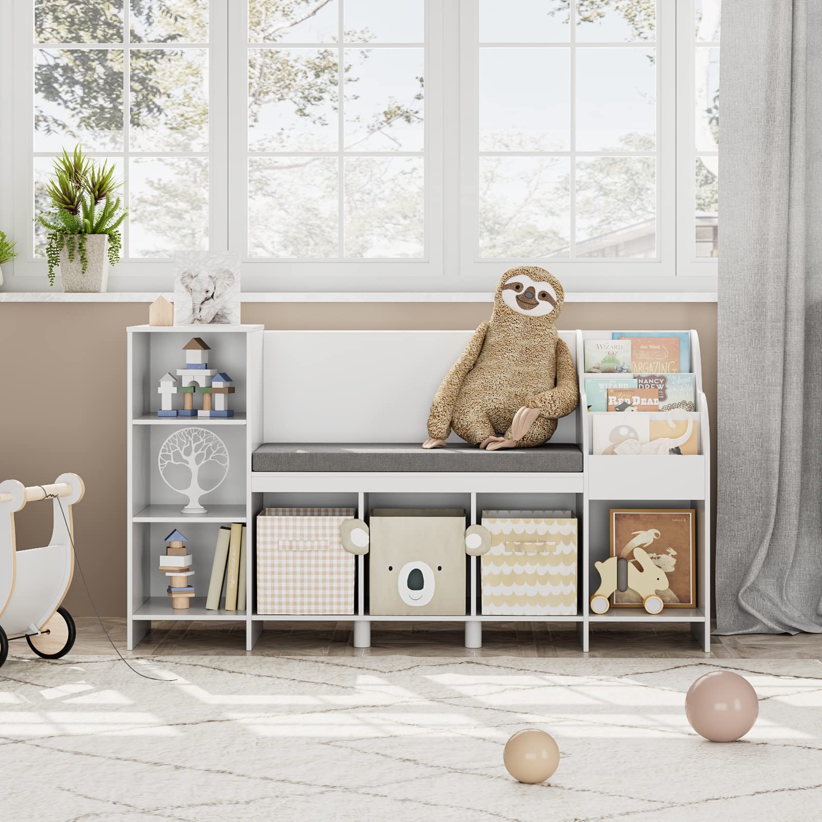 HOUSUIT Kids Bookshelf