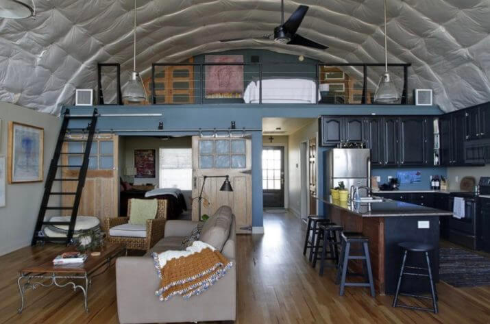 Living in a Quonset  Hut Great Idea for a Tiny House 