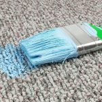 remove paint from carpet