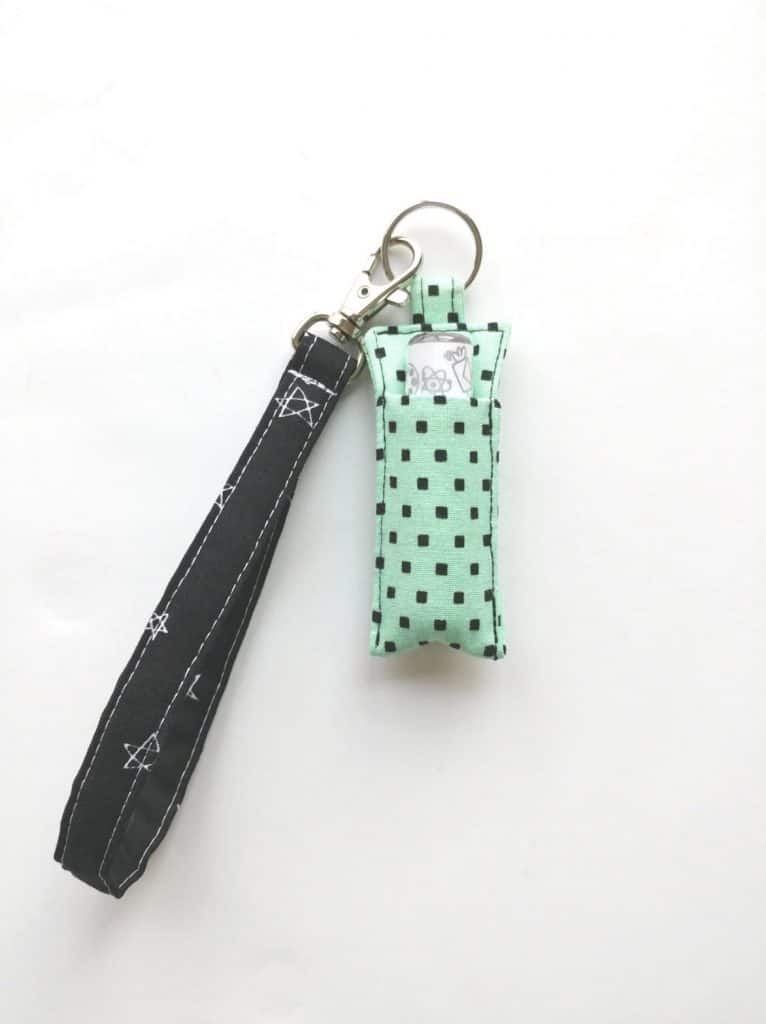 Simple Keychain with Chapstick Holder