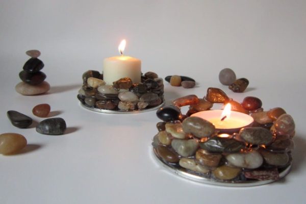 DIY candle holders