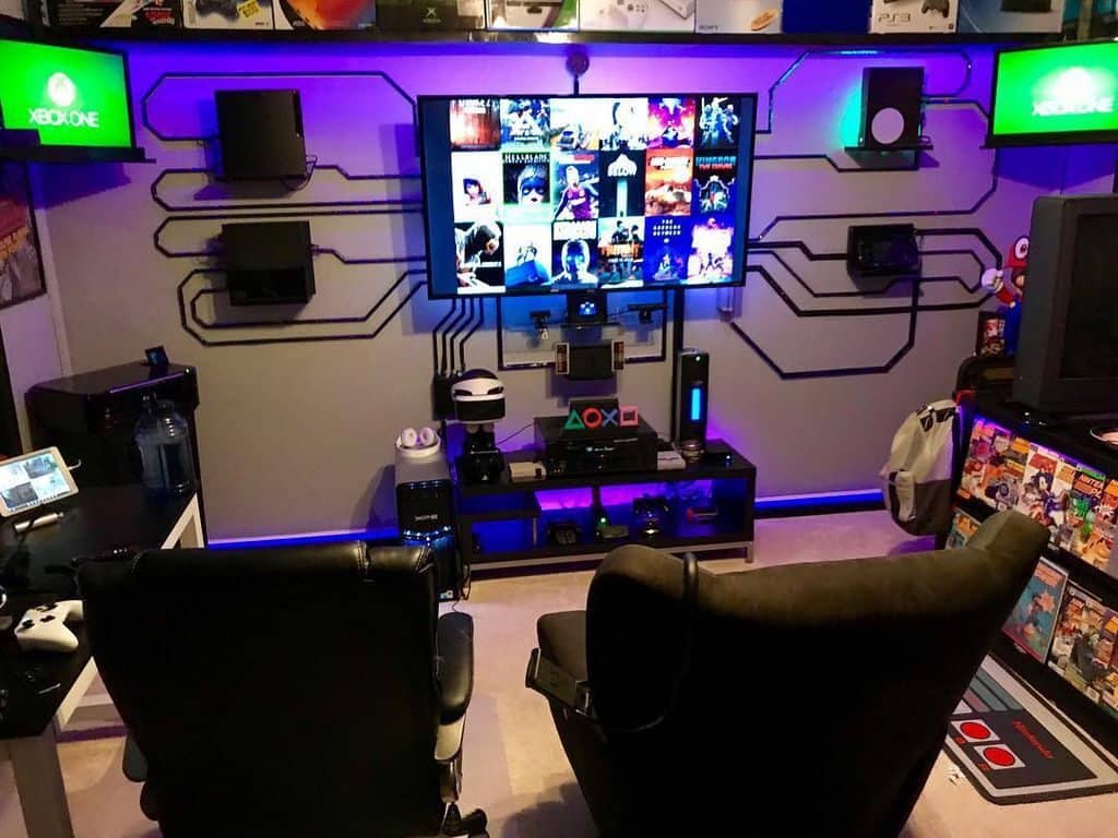 Small Cubicle Game Station (by. @nintendo_master1)