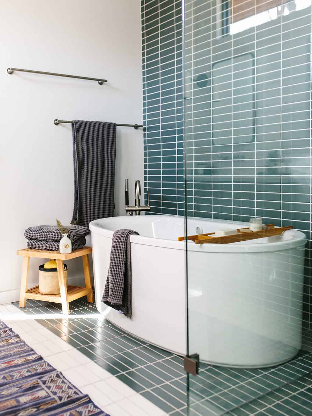 Relaxing Bathroom with Wet and Dry Areas