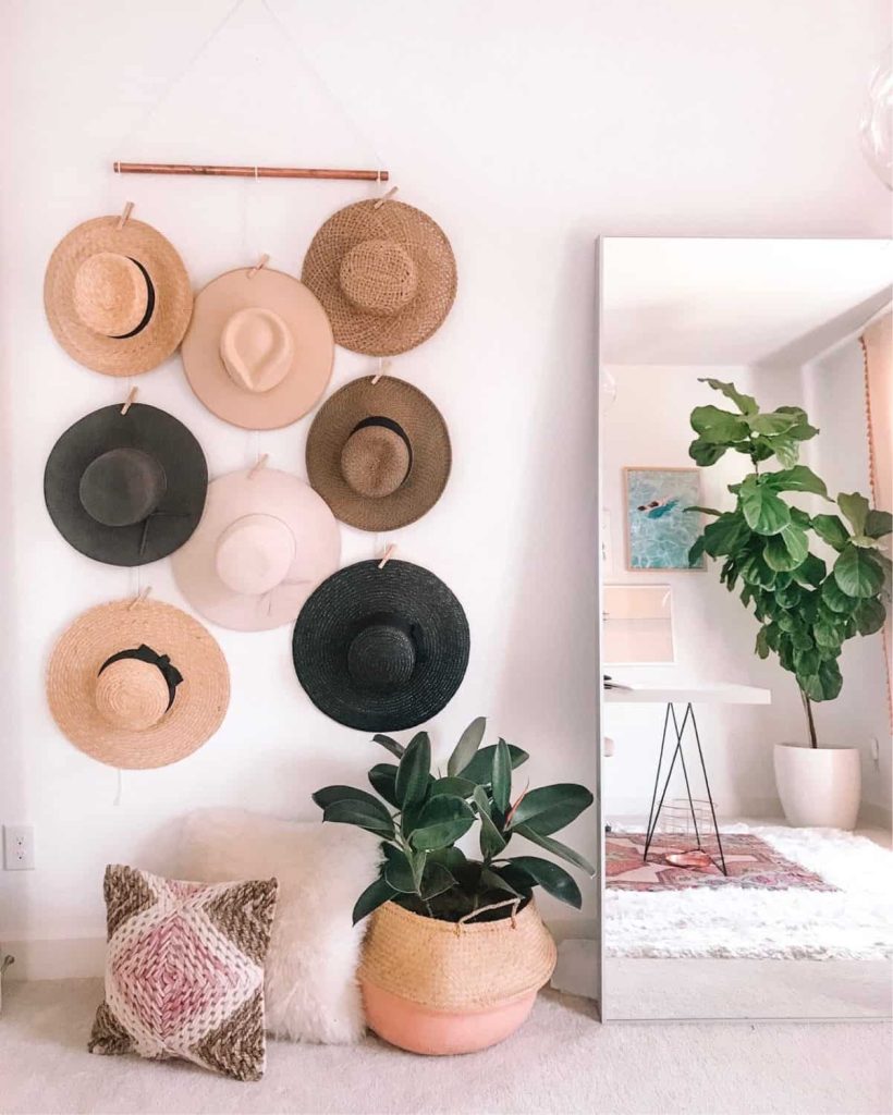 Simple DIY Hat Display with Clips