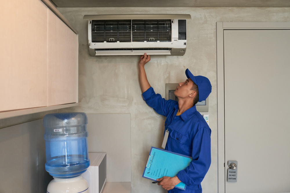 Professional maintenance of the HVAC system