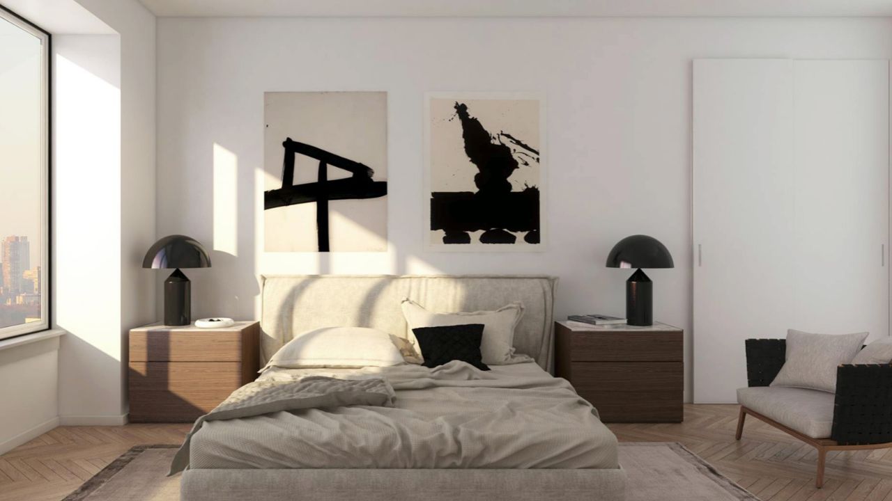 Modern minimalism Bedroom support mental health