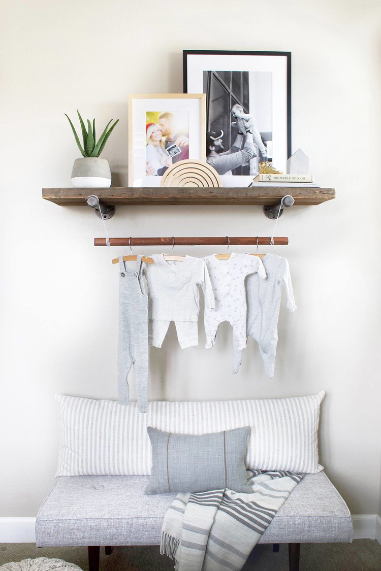 A Simple Shelf for Nursery Space