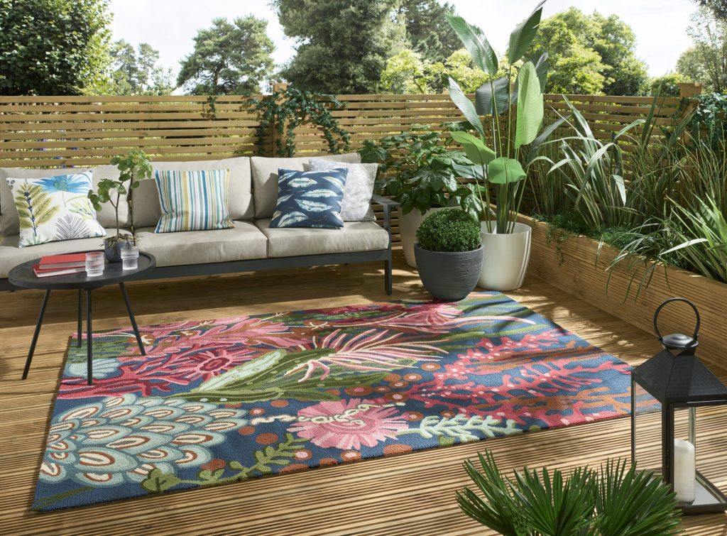 colorful outdoor rug