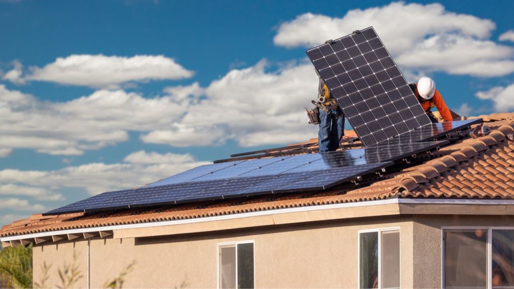 Installing solar panels on your roof