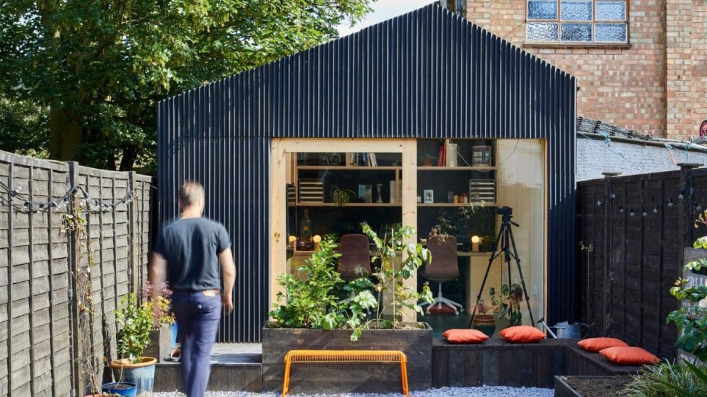 hipster shed office