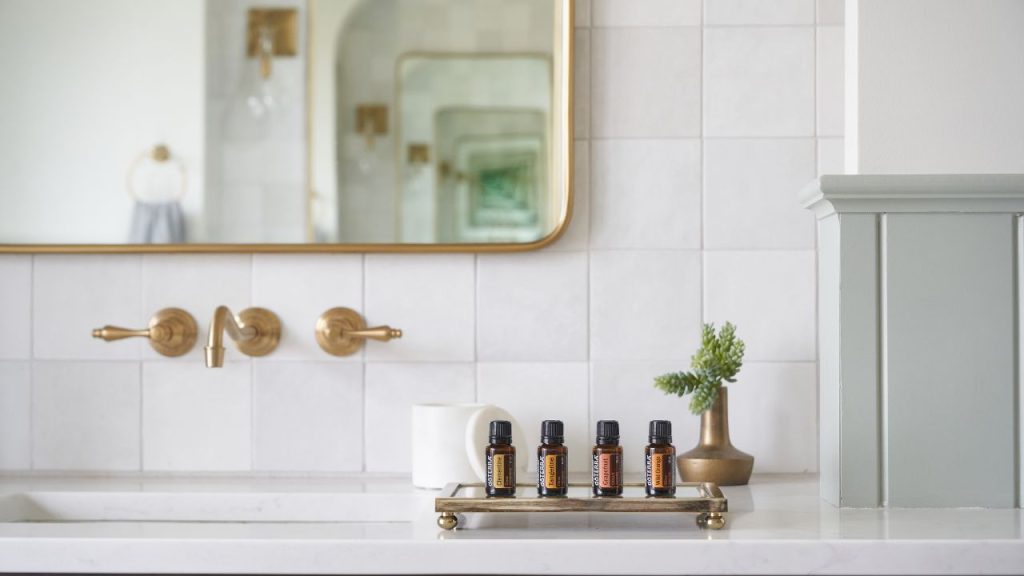 Air fresheners and essential oils are perfect for combating bathroom odors