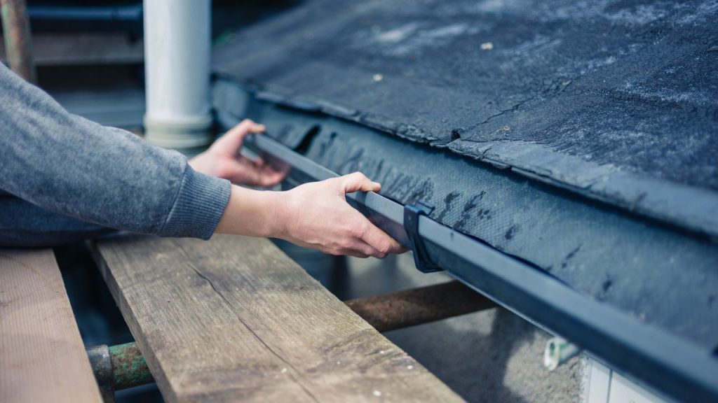 Keep gutters and downspouts clean