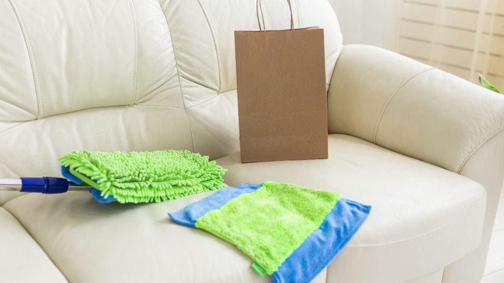 Use a Microfibre cloth for cleaning