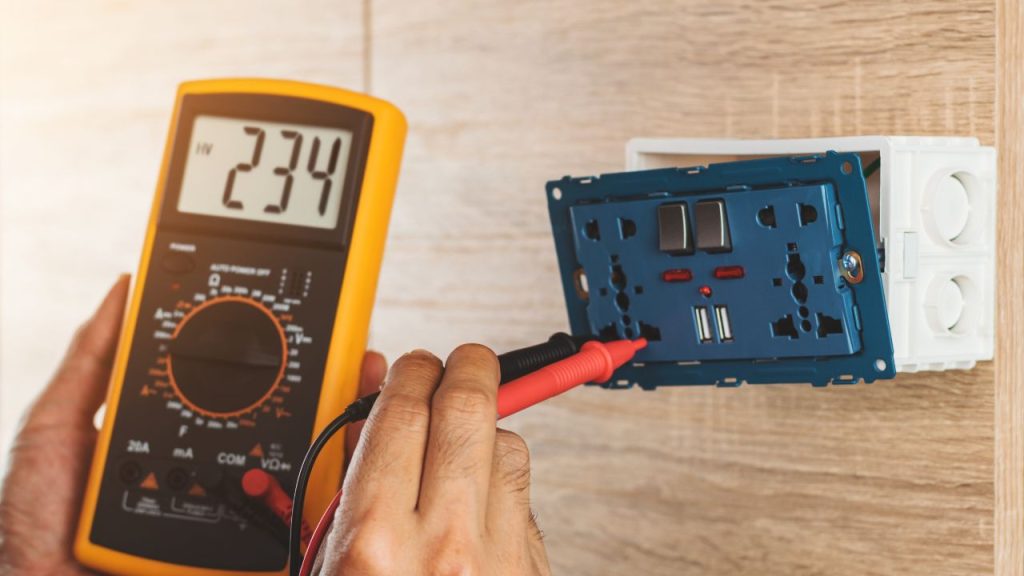 certified electrician should conduct this inspection to identify hidden issues or potential hazards