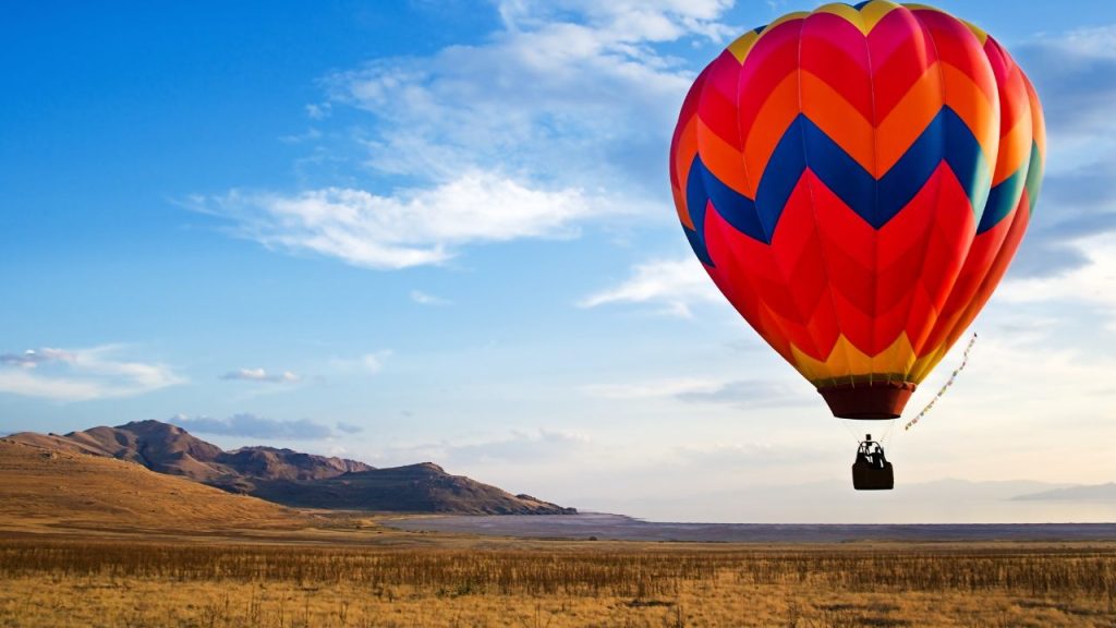 Hot air balloon ride proposal
