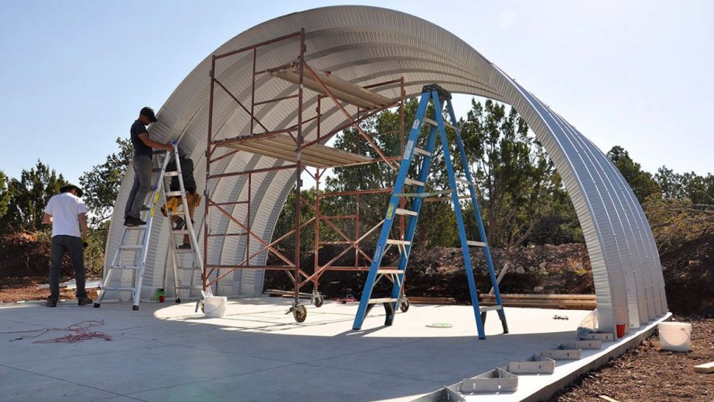 Process of Constructing a Quonset Hut Home