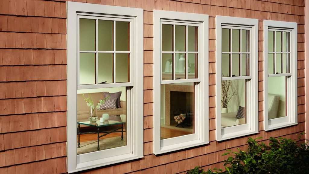 Double-hung windows are a popular choice due to their versatility