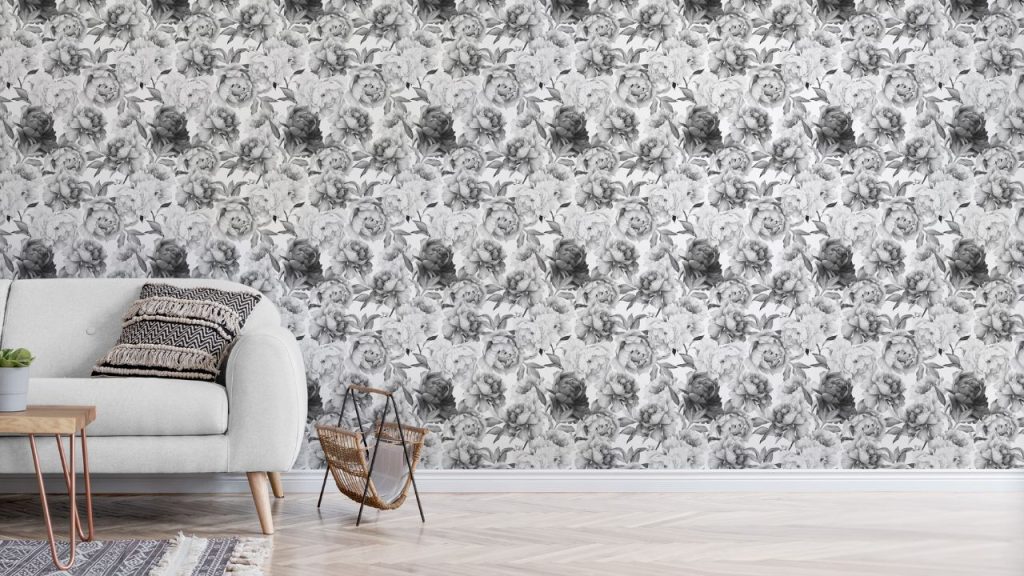 Patterned Wallpaper wall decor