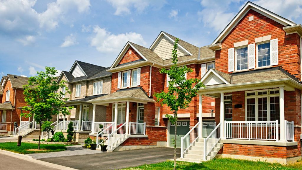 Townhouses are multi-floor homes attached to other units in a row or complex