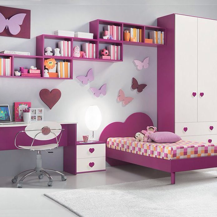 Cute Pink and Purple Bedroom Ideas