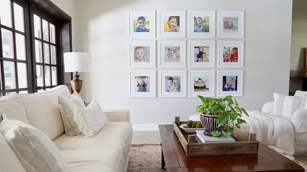 How to Create a Gallery Wall with Family Photos