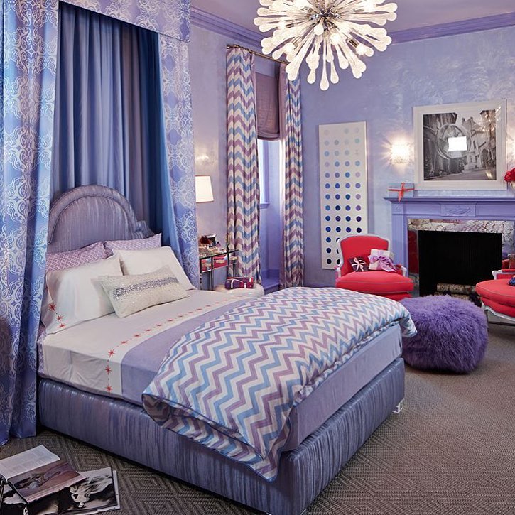 Luxurious Purple Bedroom Ideas