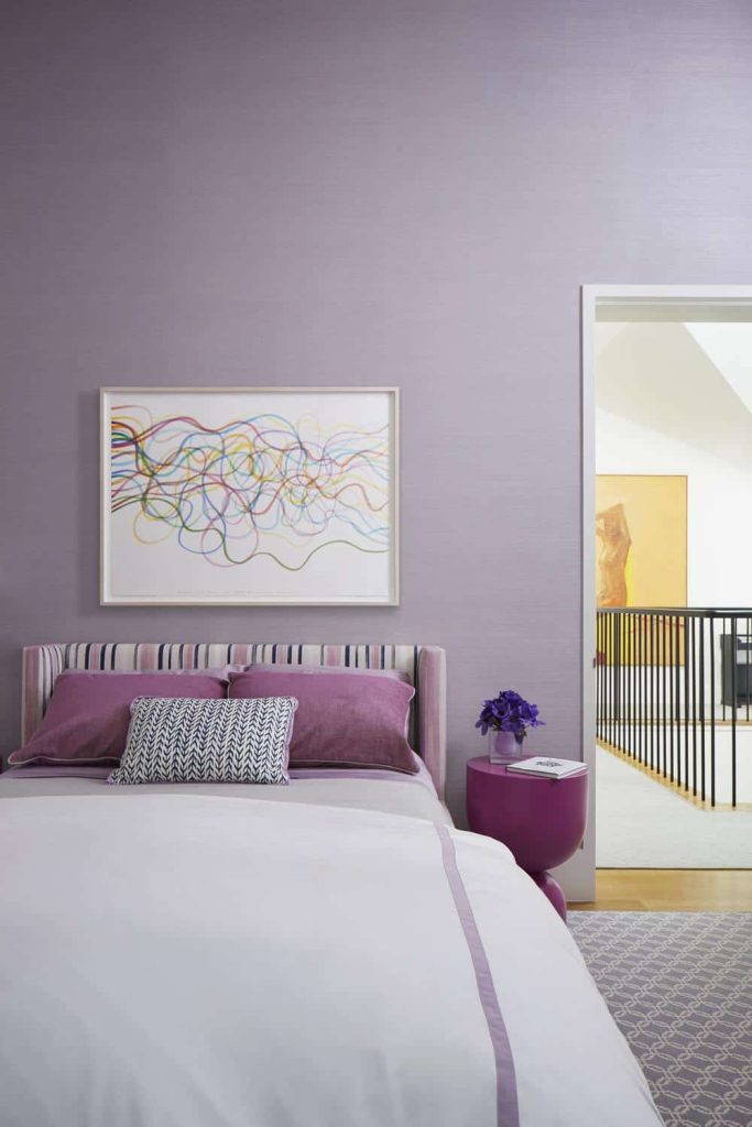 Minimalist Light Purple Bedroom Ideas 