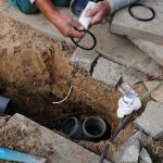 Replacing Sewer Line