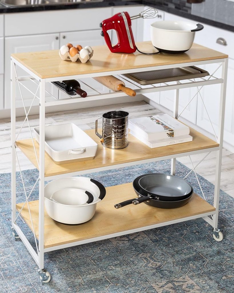 Honey-Can-Do Rolling Kitchen Island Cart