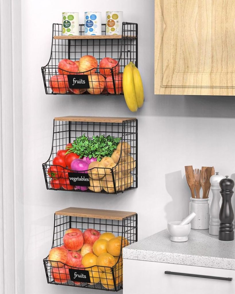 Stackable Fruit Basket Storage