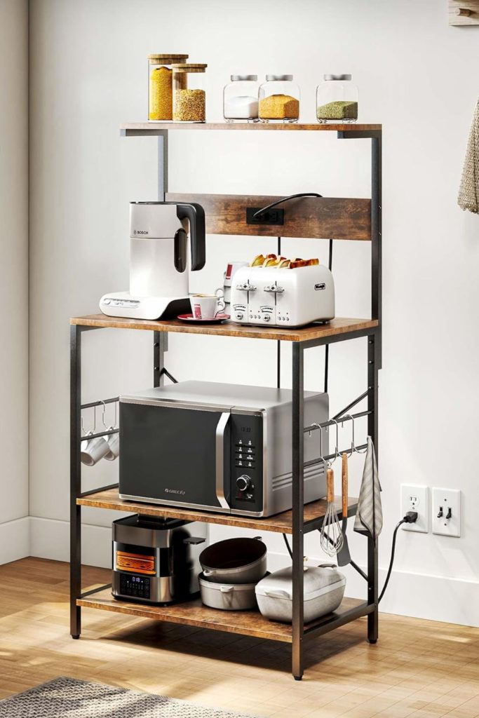TC-HOMENY Utility Storage Shelf for Kitchen