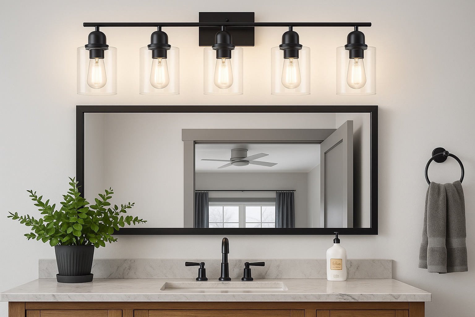 Best Farmhouse Vanity Lights to Brighten Up Your Bathroom Style