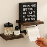 Farmhouse Toilet Paper Holder for a Cozy Bathroom Upgrade