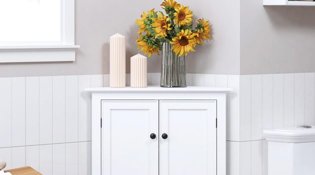 Best Bathroom Corner Cabinet for Maximizing Small Space Storage