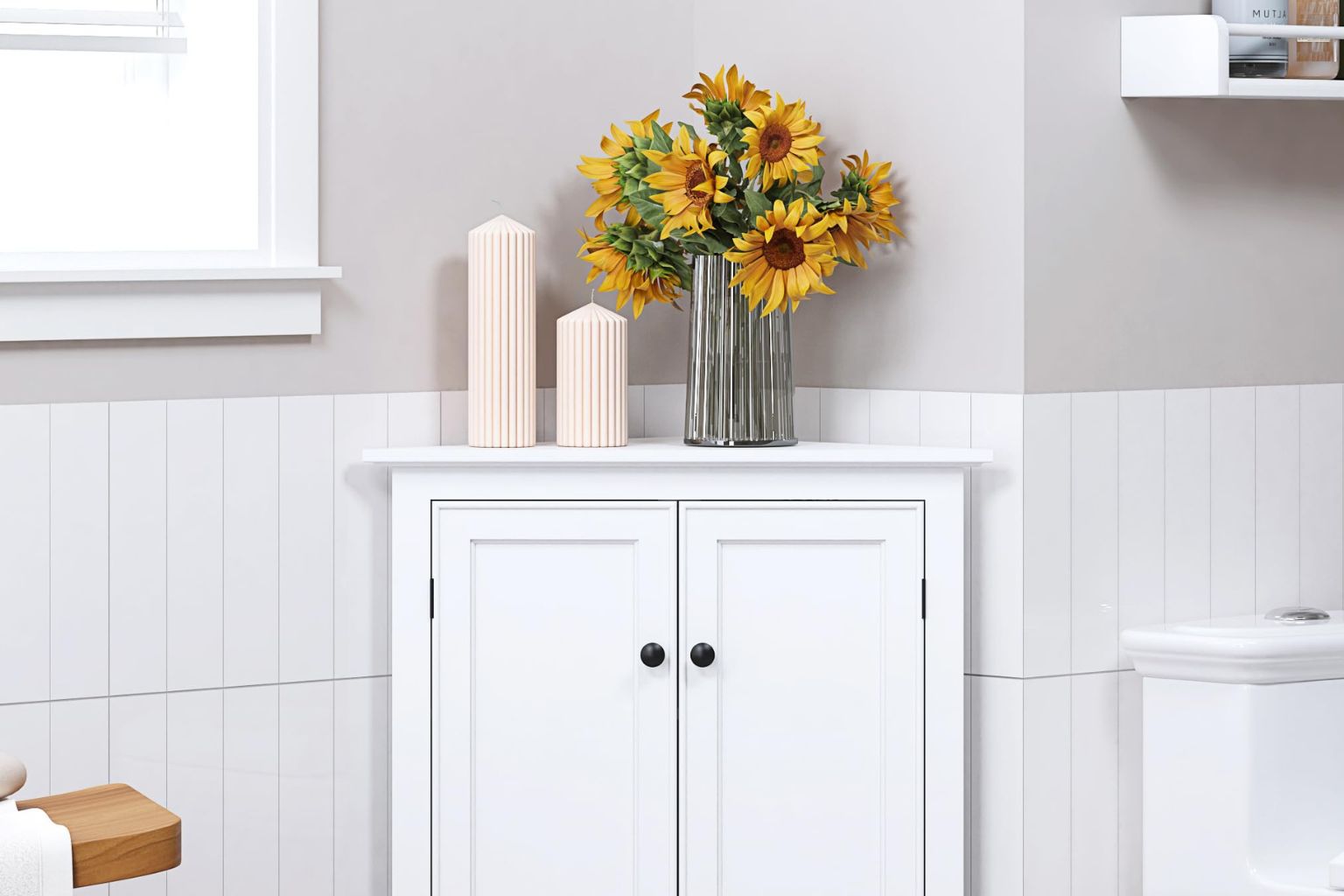 Best Bathroom Corner Cabinet for Maximizing Small Space Storage