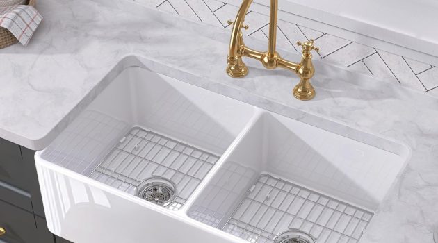 White Farmhouse Kitchen Sink Ideas to Freshen Up Your Space